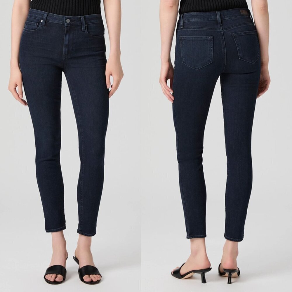 NWT New Paige Hoxton Ankle Skinny Indy Jean Size 25